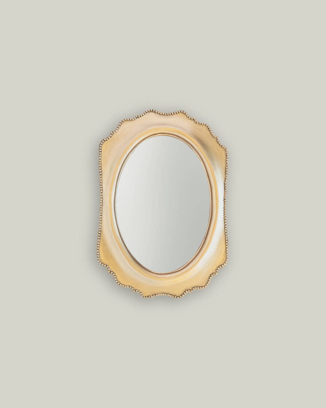 Gold Dots On Edge Mirror