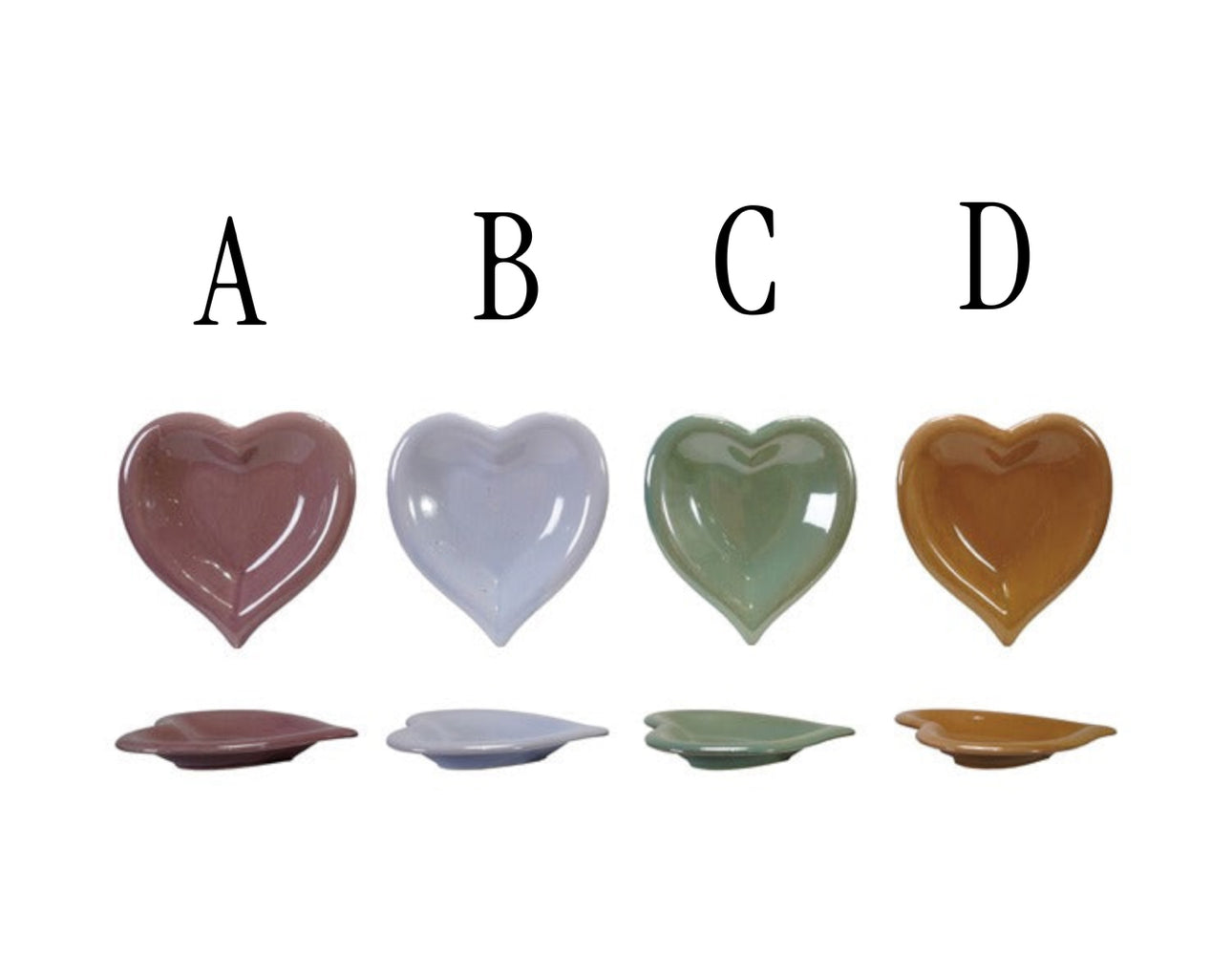 Stoneware Heart-shaped Plate