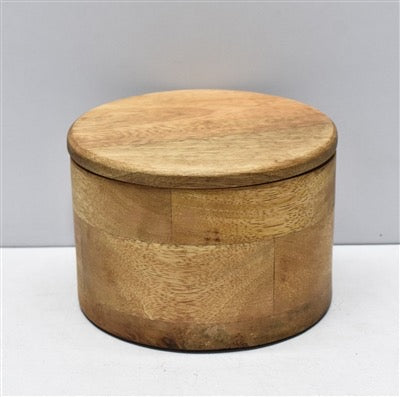 Wooden box with lid
