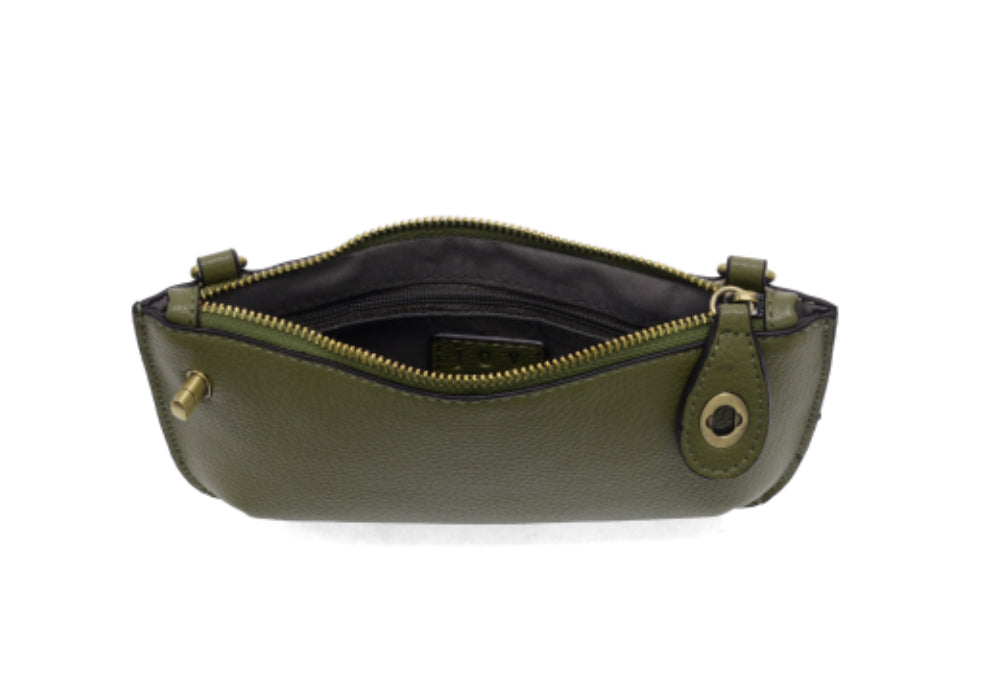 Olive Grove Mini Crossbody Wristlet Clutch