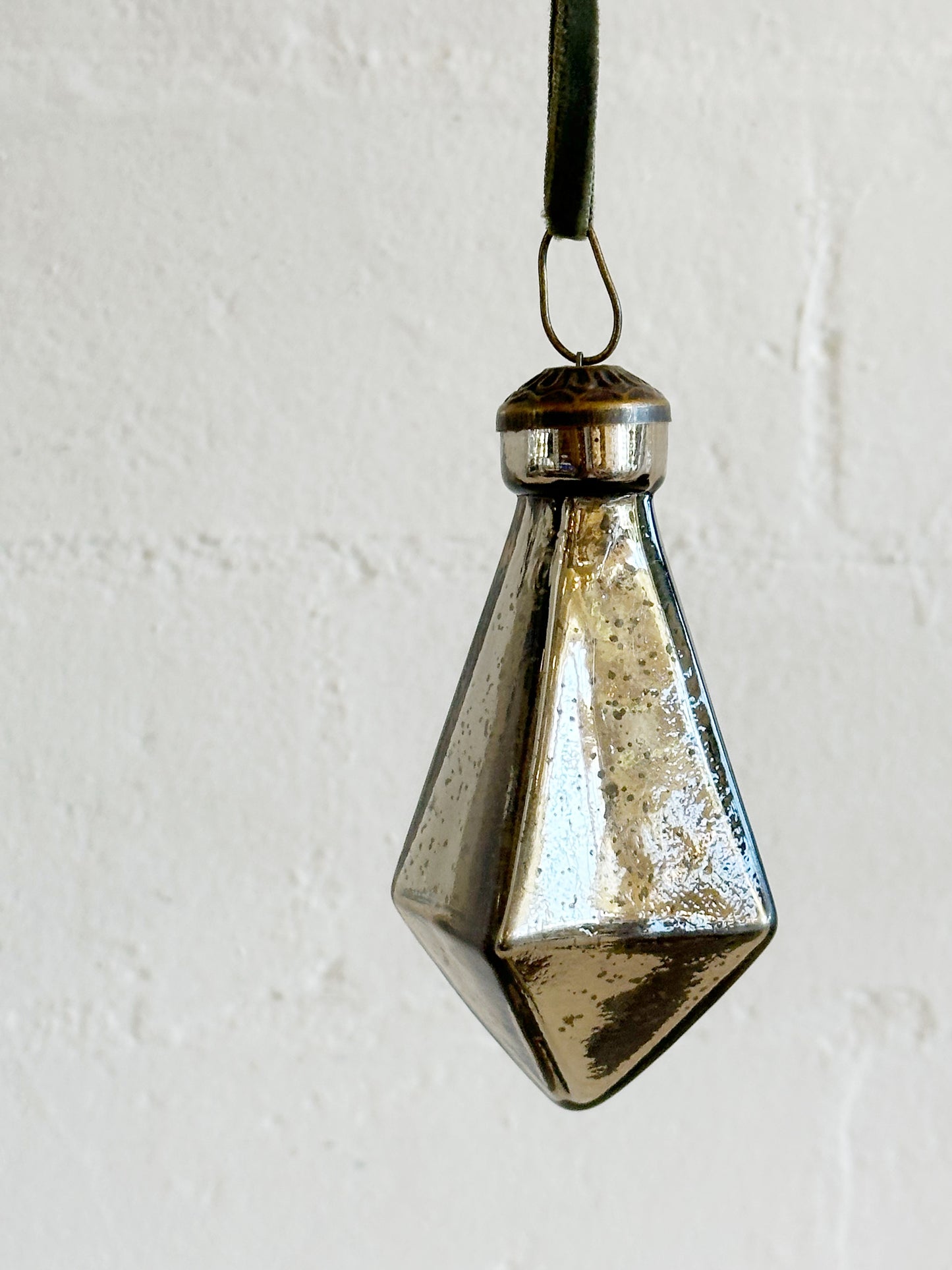 Silver Mercury Diamond Ornament