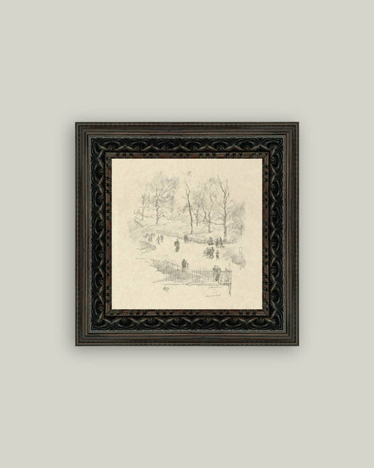 Kensington Gardens in Winter: 6x6