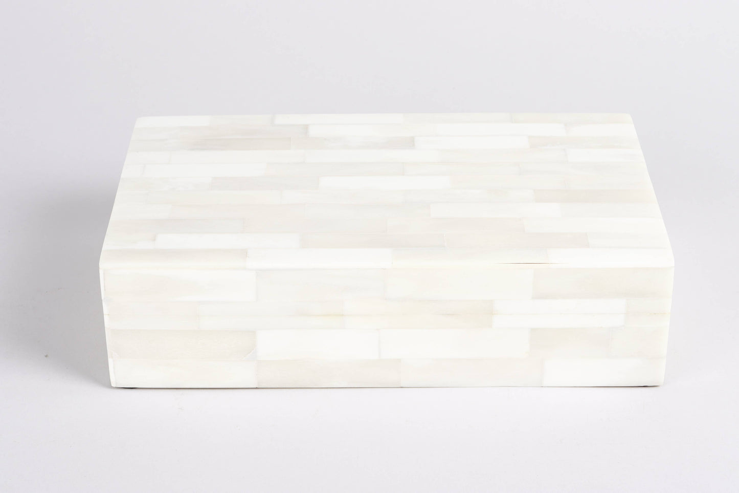 Decorative Box Bone Inlay White 10x5x5 Inch: White Bone Inlay