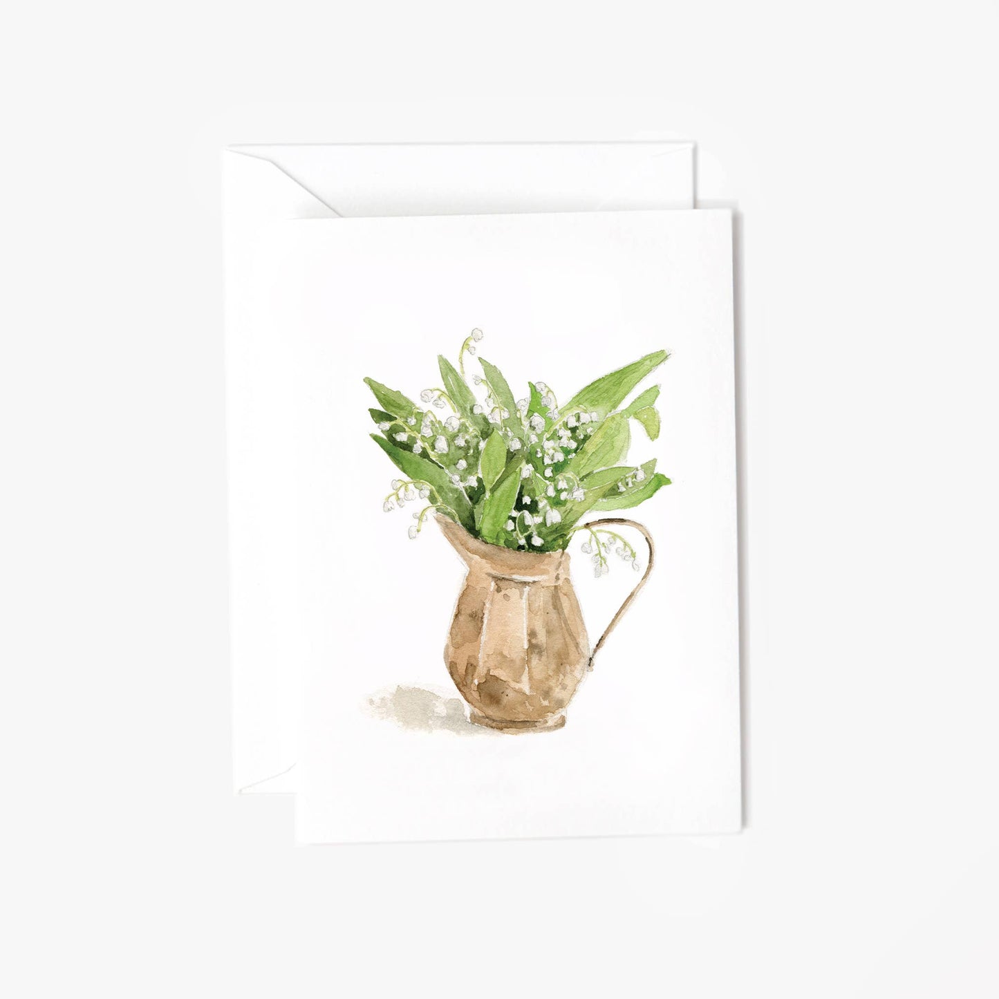 Lily of the valley mini notecard
