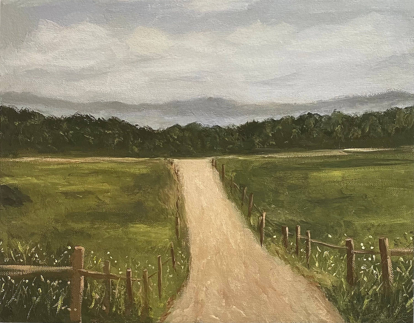 QUIET ROAD - Art Print (unframed): 8 x 10