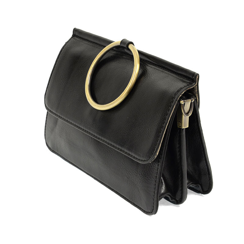 Black Aria Ring Bag