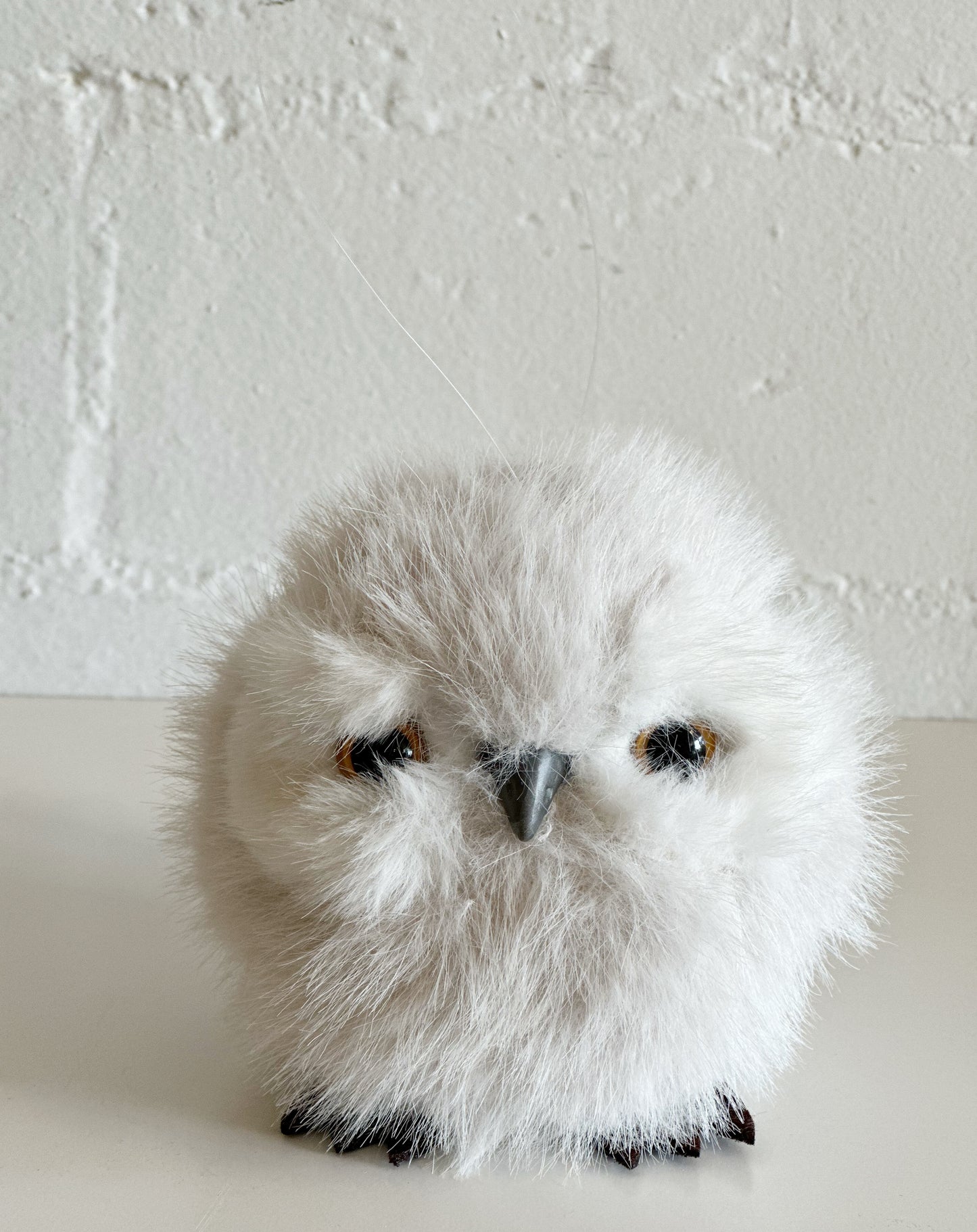 Furry Owl Ornament
