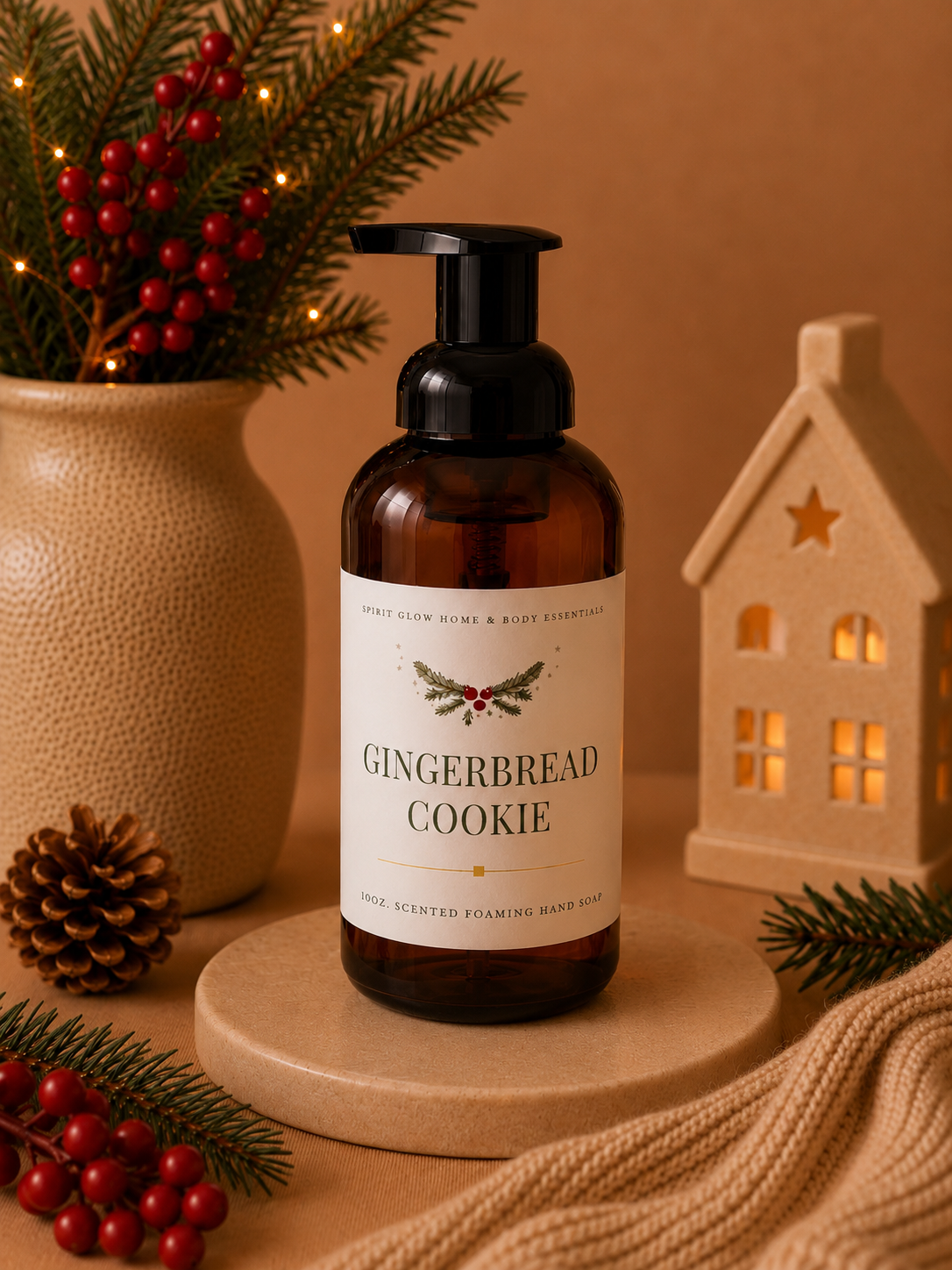 Gingerbread Cookie Scented Foaming Hand Soap