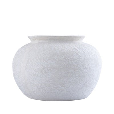 Paper Mache Pot Natural