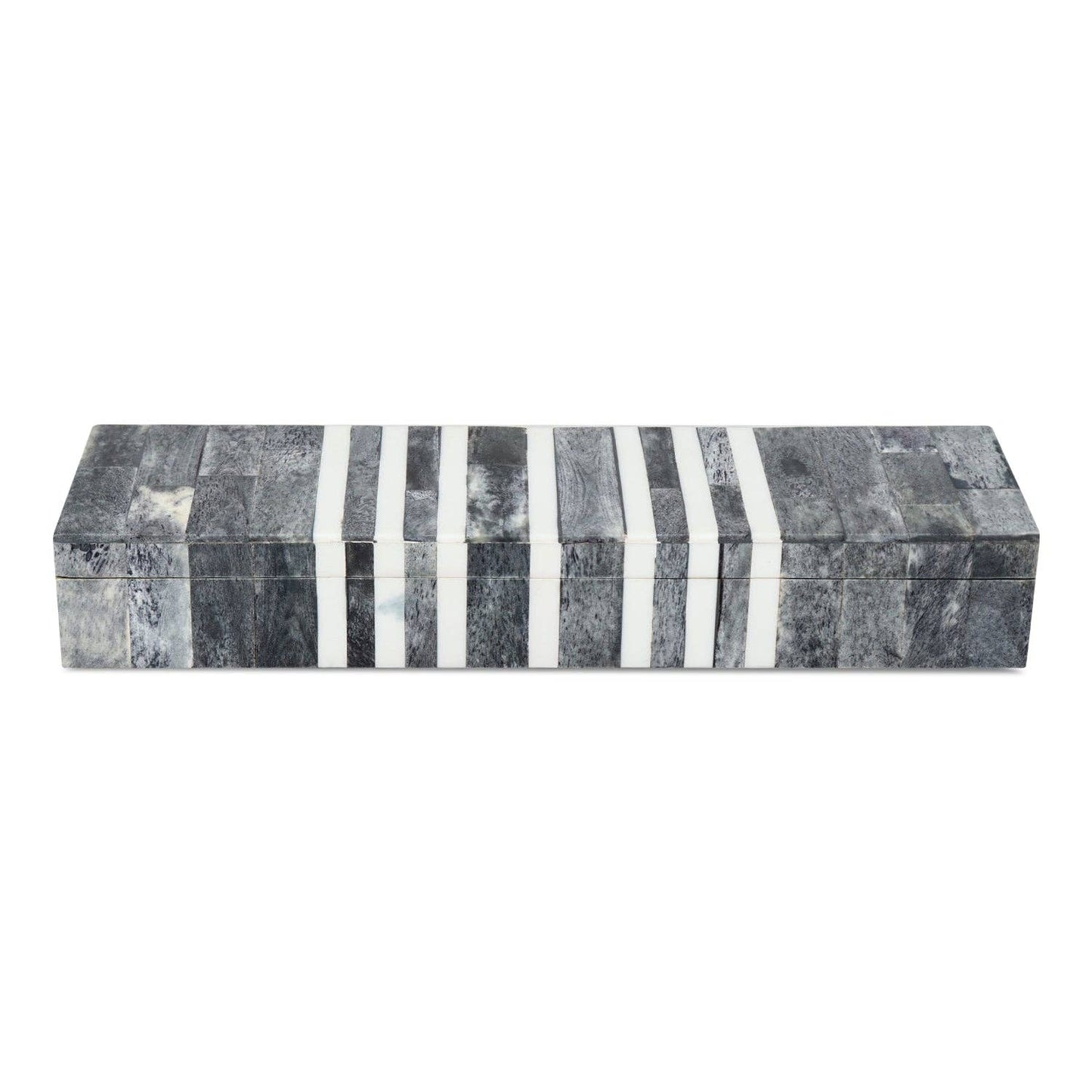 Decorative Boxes Patisserie Cafe Grey 10X2.5X1.5 Inch: 10X2.5X1.5 inch
