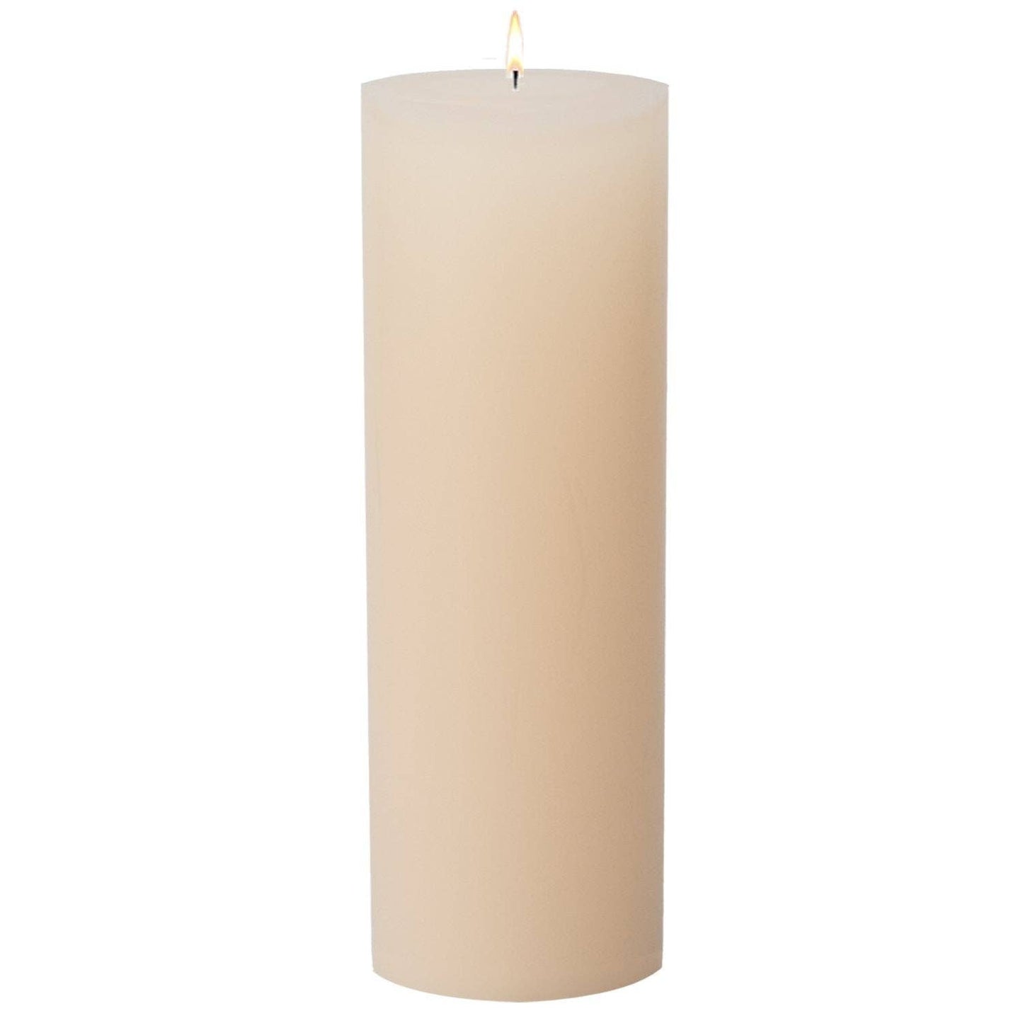 Ivory Pillar Candles: 4x6