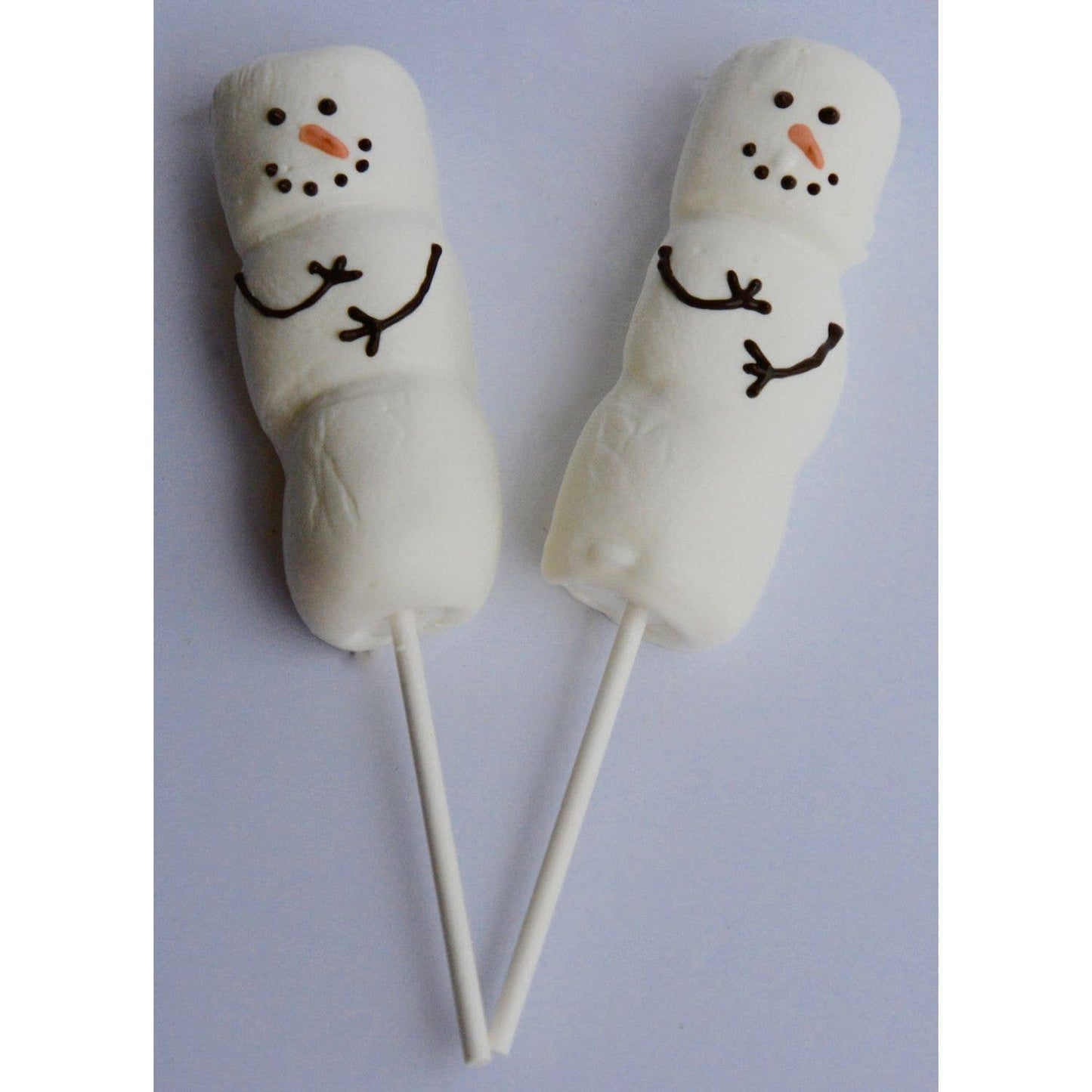 Chocolate Snowman Marshmallow on Stick