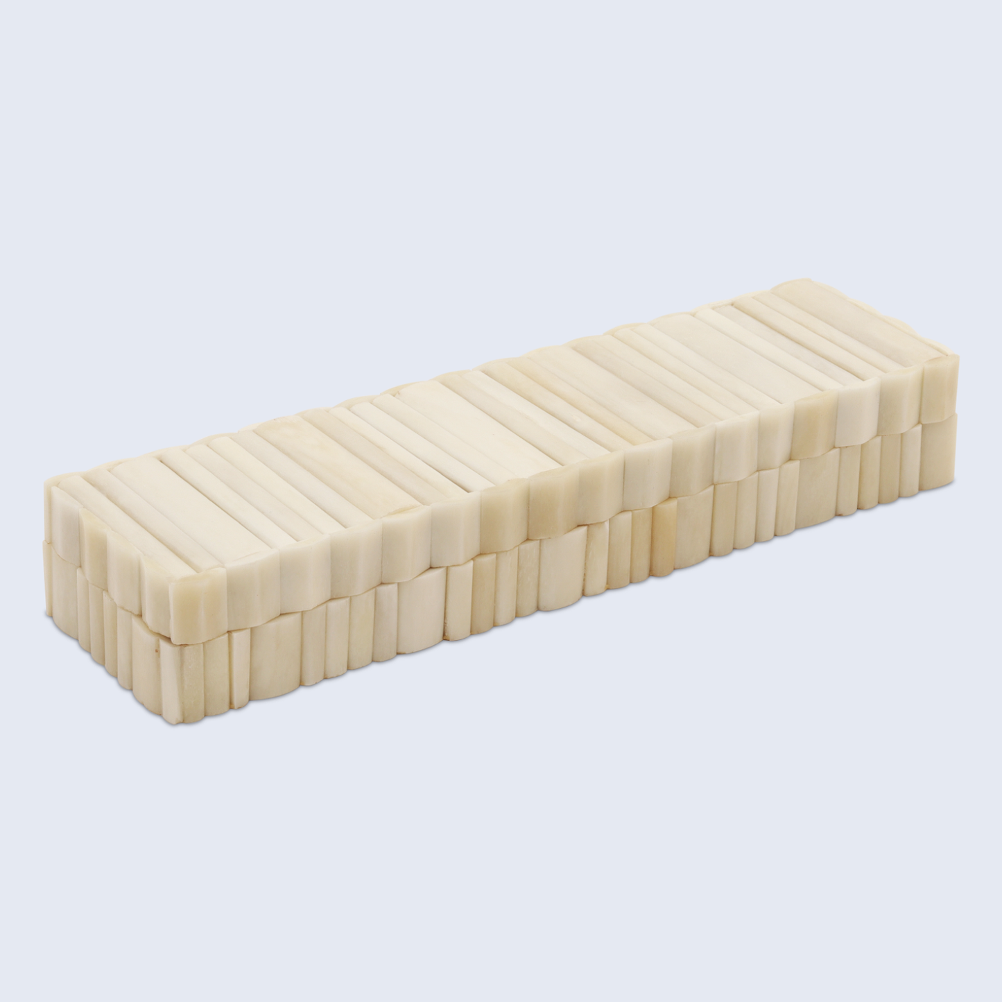 Decorative Box Ivory Stem White : 10x2.5x1.5