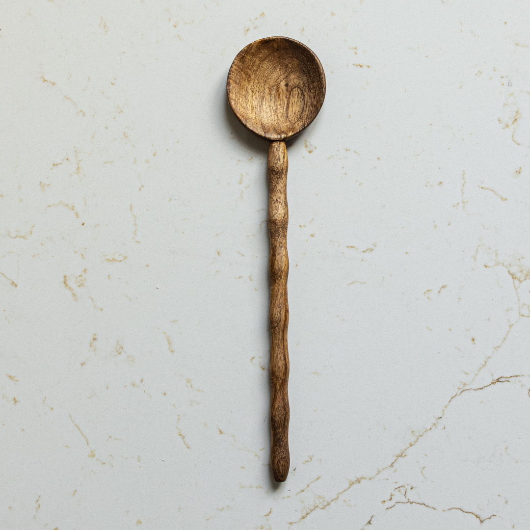 Mango Wood Kitchen Spoons: Smooth