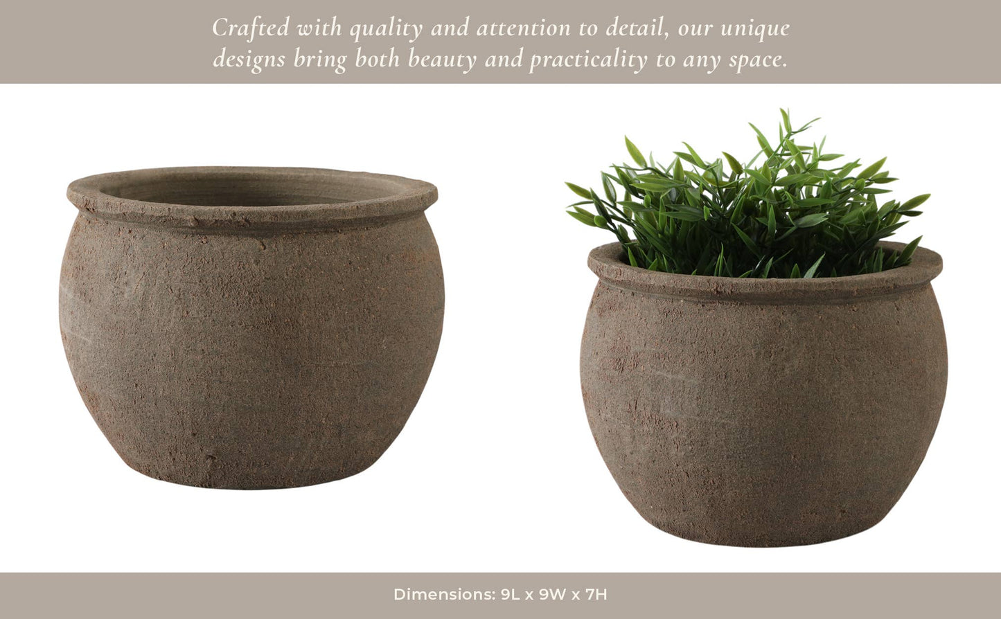Terracotta Traditional Garden Planter