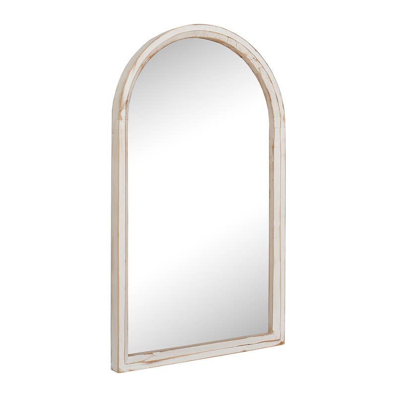 Pastoral Arch Wood Wall Mirror