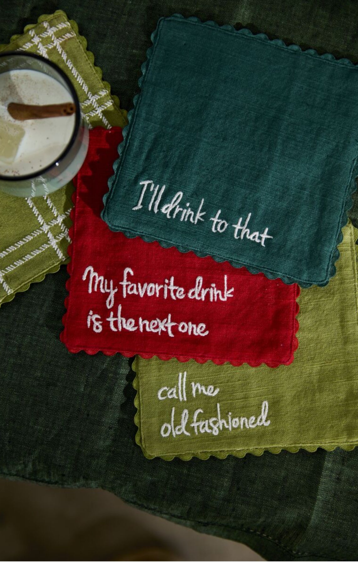 Holiday Spirit Cocktail Napkin