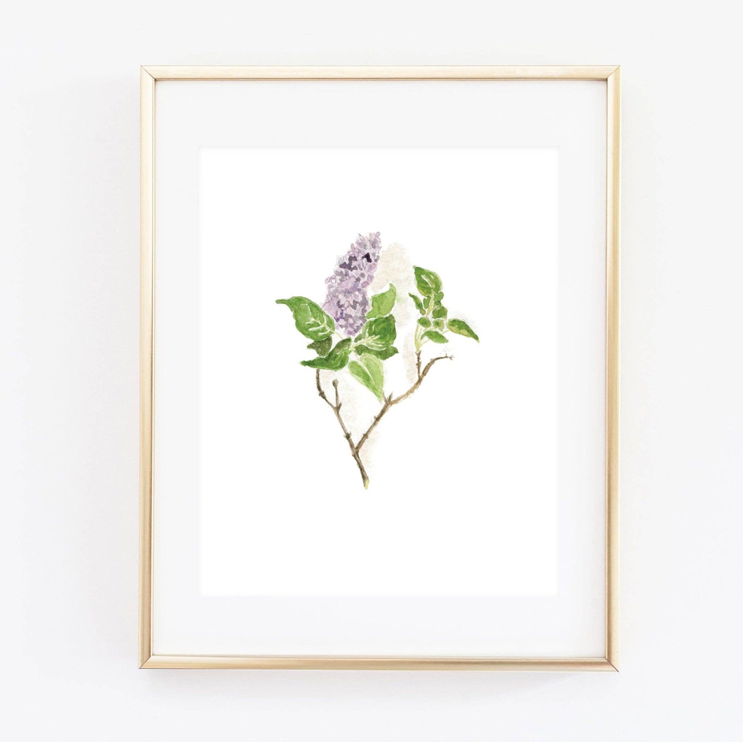 Lilac art print: 8x10