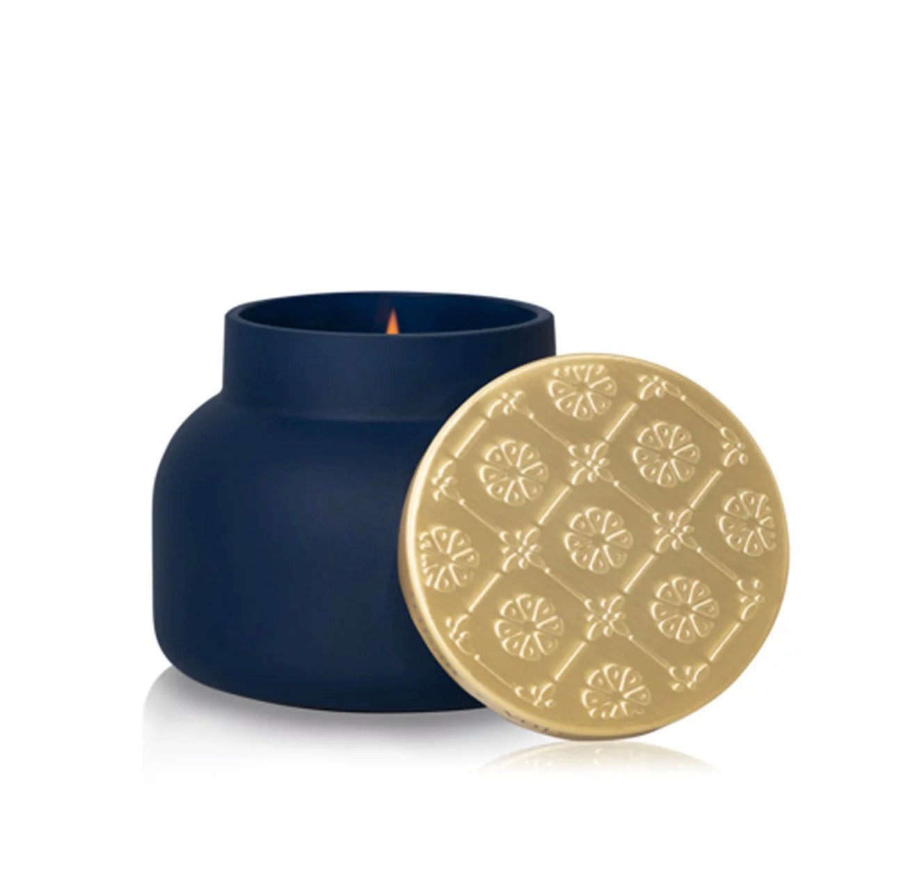 Capri BLUE Artisan Volcano Terrazza Velluto Candle - 8 OZ