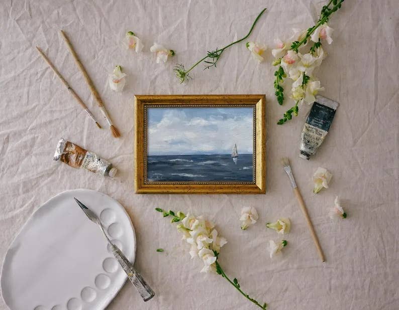 SAILBOAT NO. 6 - Art Print (unframed): 5x7"