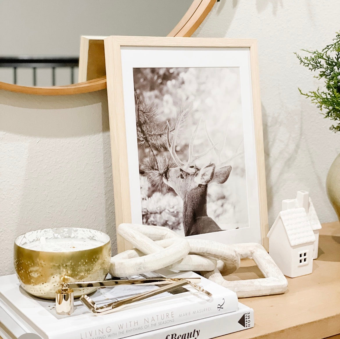 Winter White Radiant Pressed Metal