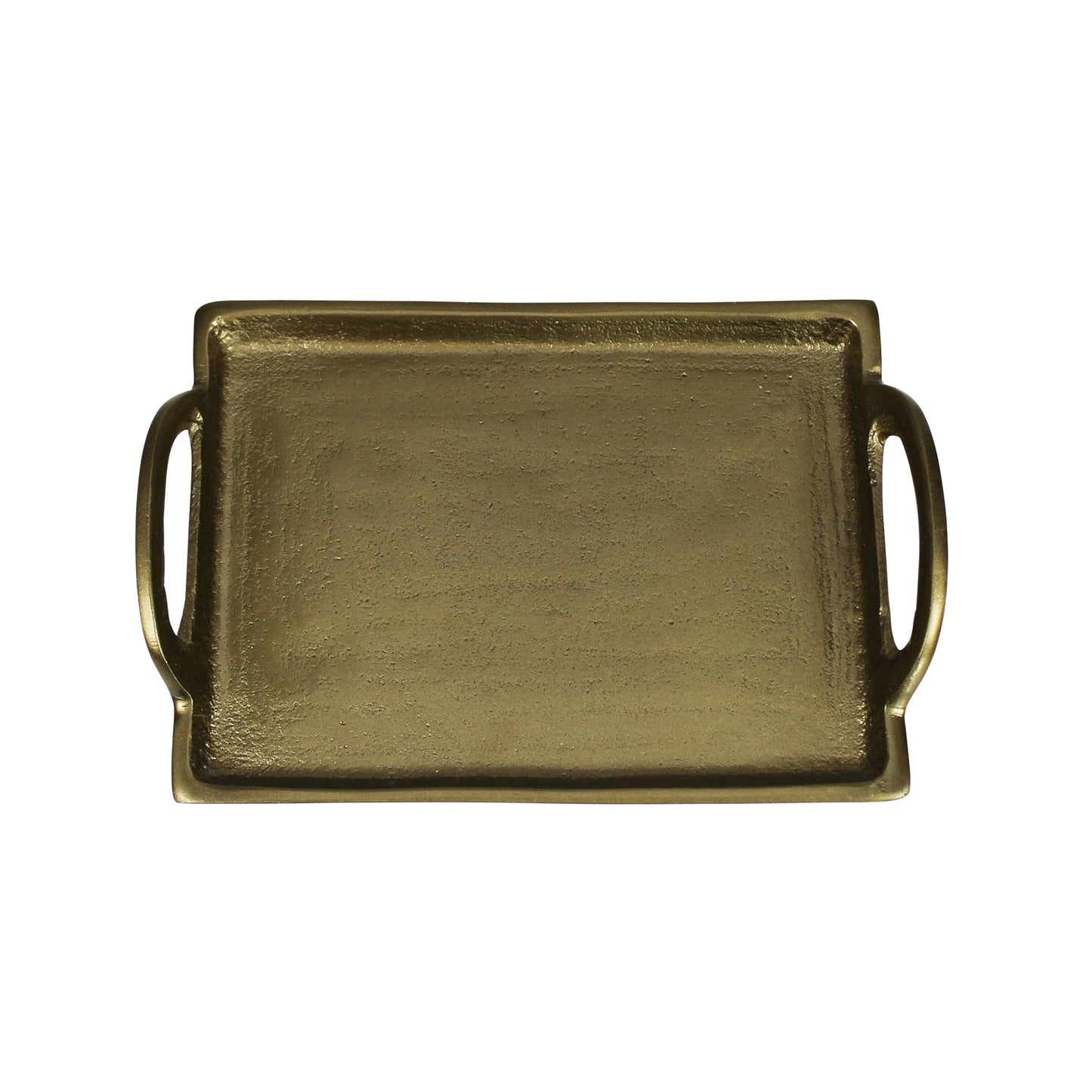 Brass Fitz Tray with Handles