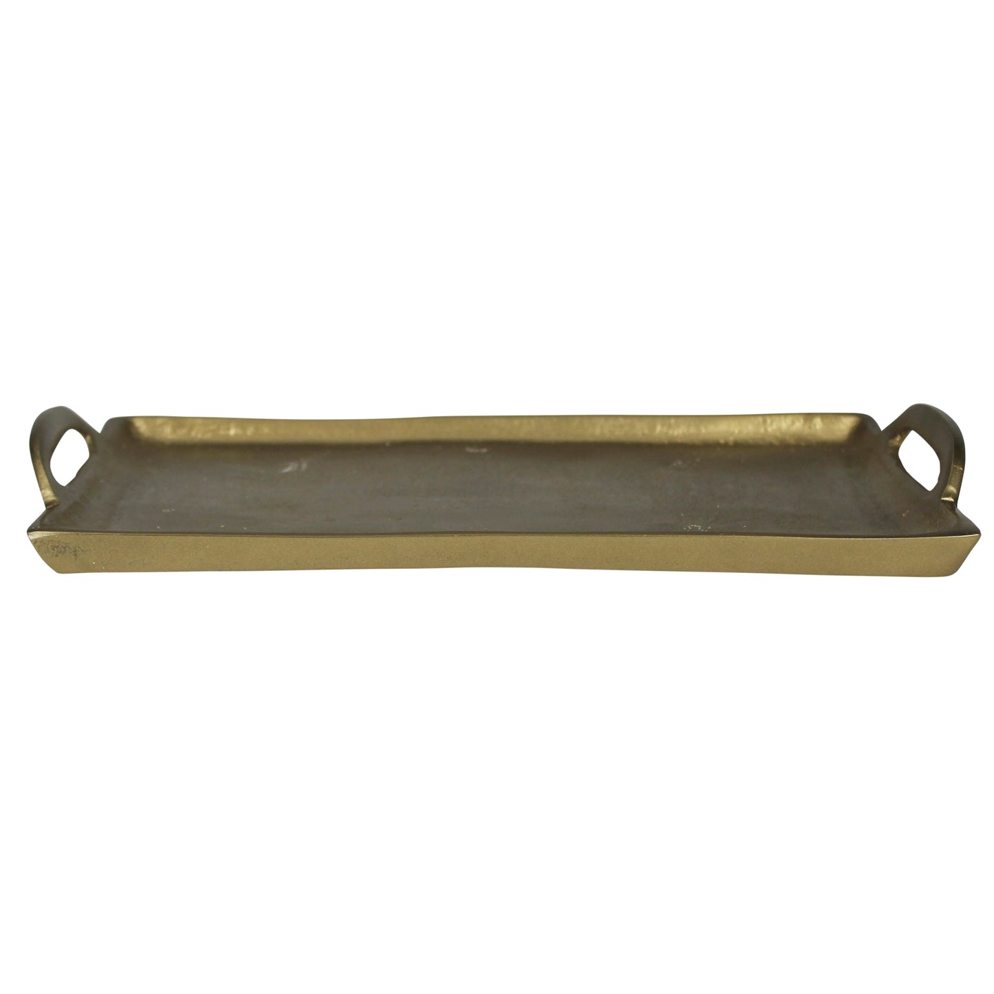 Brass Fitz Tray with Handles
