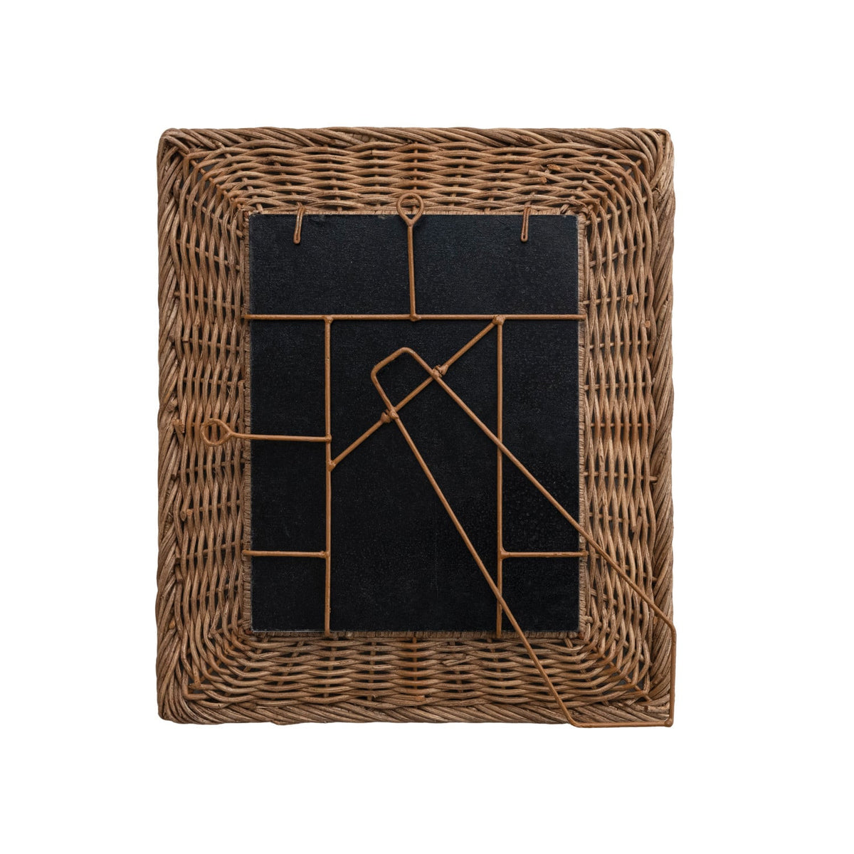 Hand-Woven Wicker Photo Frame (Holds 5" x 7" Photo)