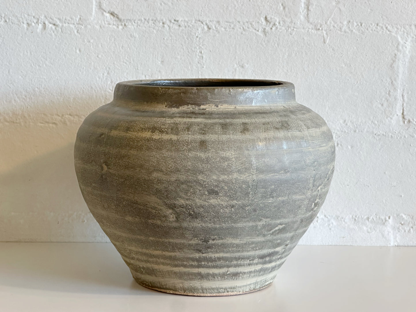 ANTIQUE STYLE CHARCOAL BOUQUET VASE