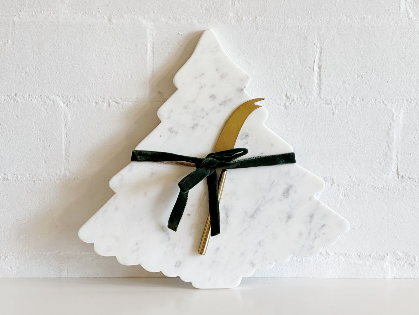 MARBLE TREE SERVE BOARD W/KNIFE