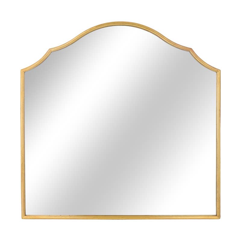 Lizette Wide Arch Metal Farmhouse Wall Mirror