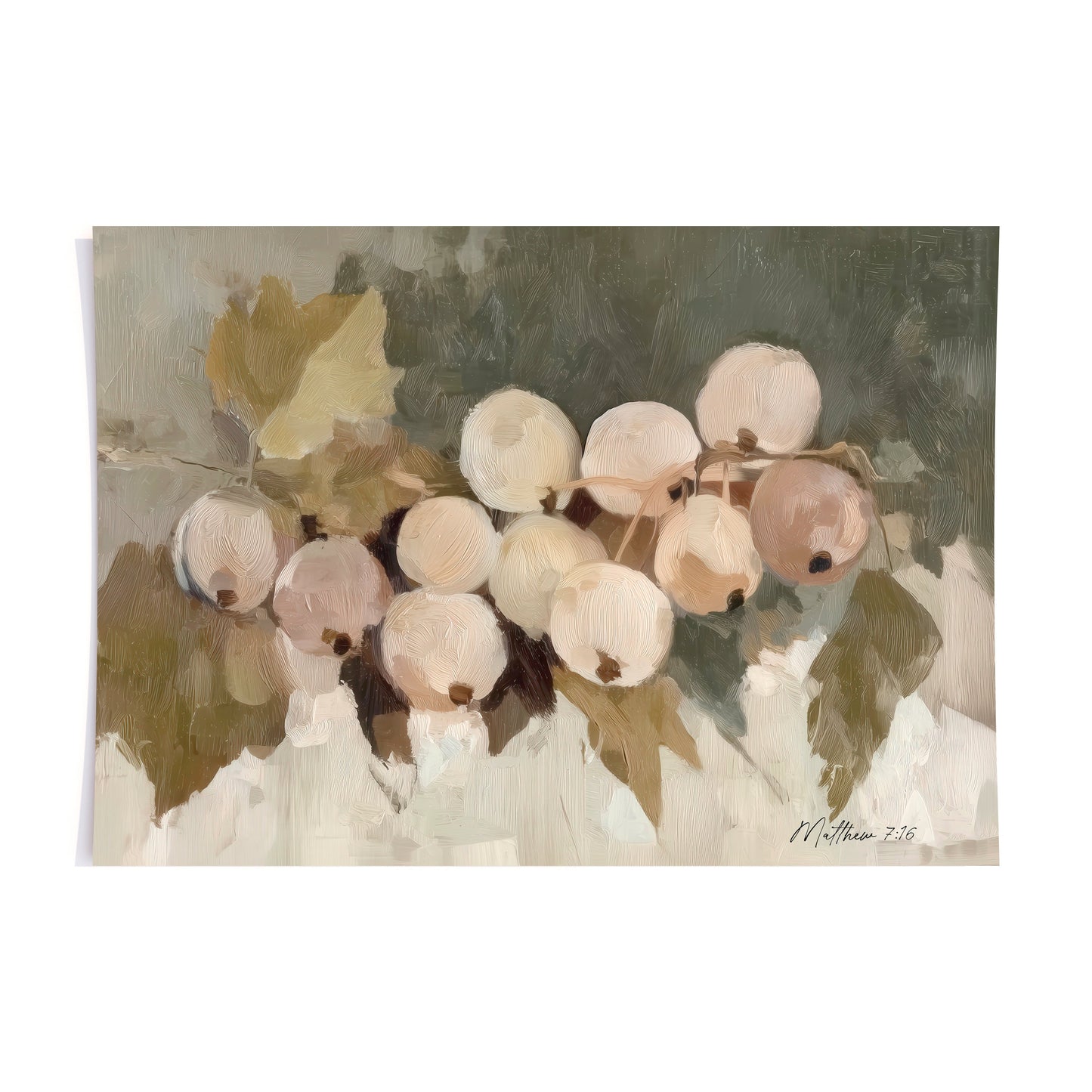 Fruit of the Spirit - Grapes print: (unframed) /10x8