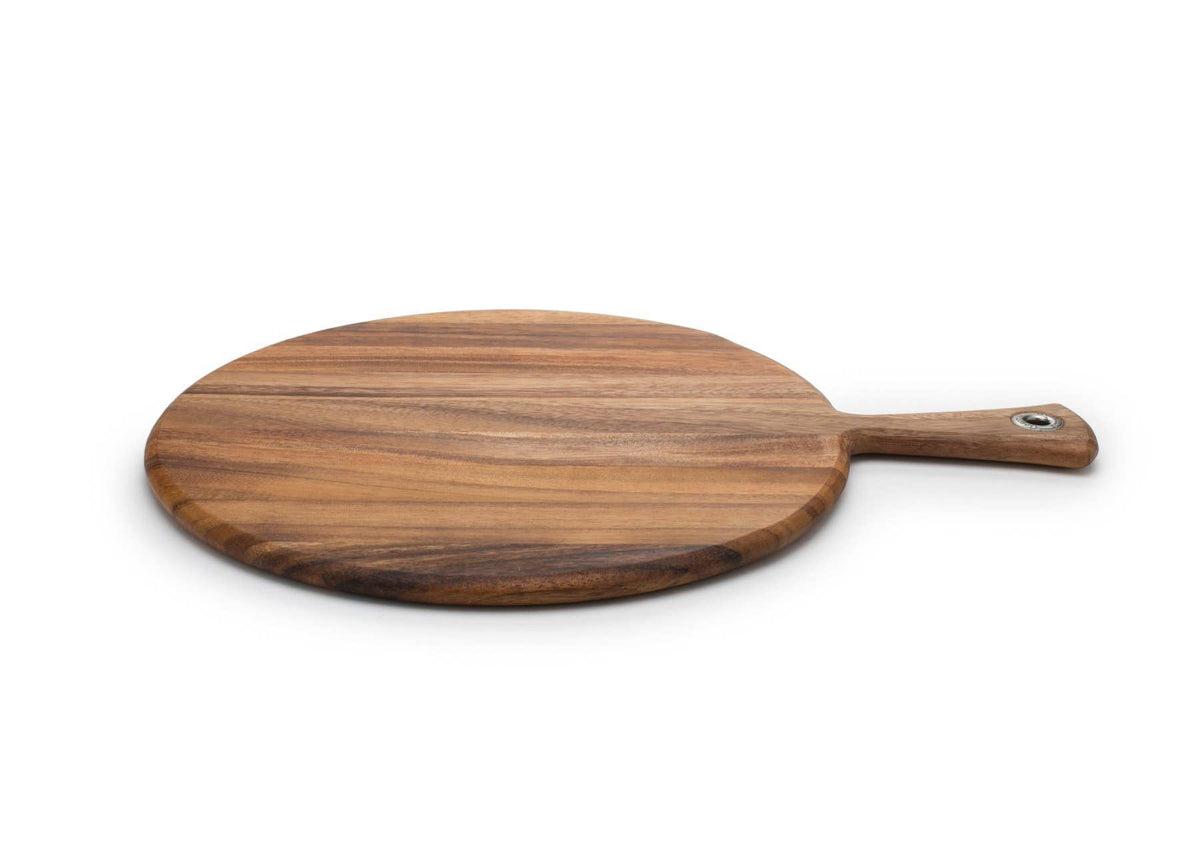 Ironwood Round Provencale Paddle Board, Acacia, 12" x 16"