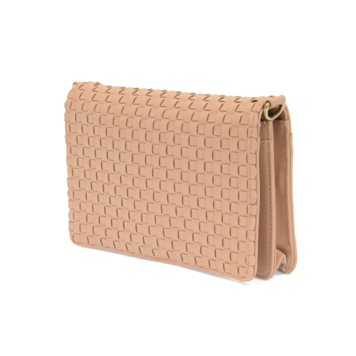 BLUSH LILA MINI WOVEN CROSSBODY BAG