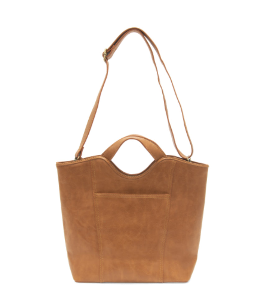 Hazelnut Emily Double Zip Tote