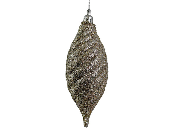 Silver Glitter Ornament
