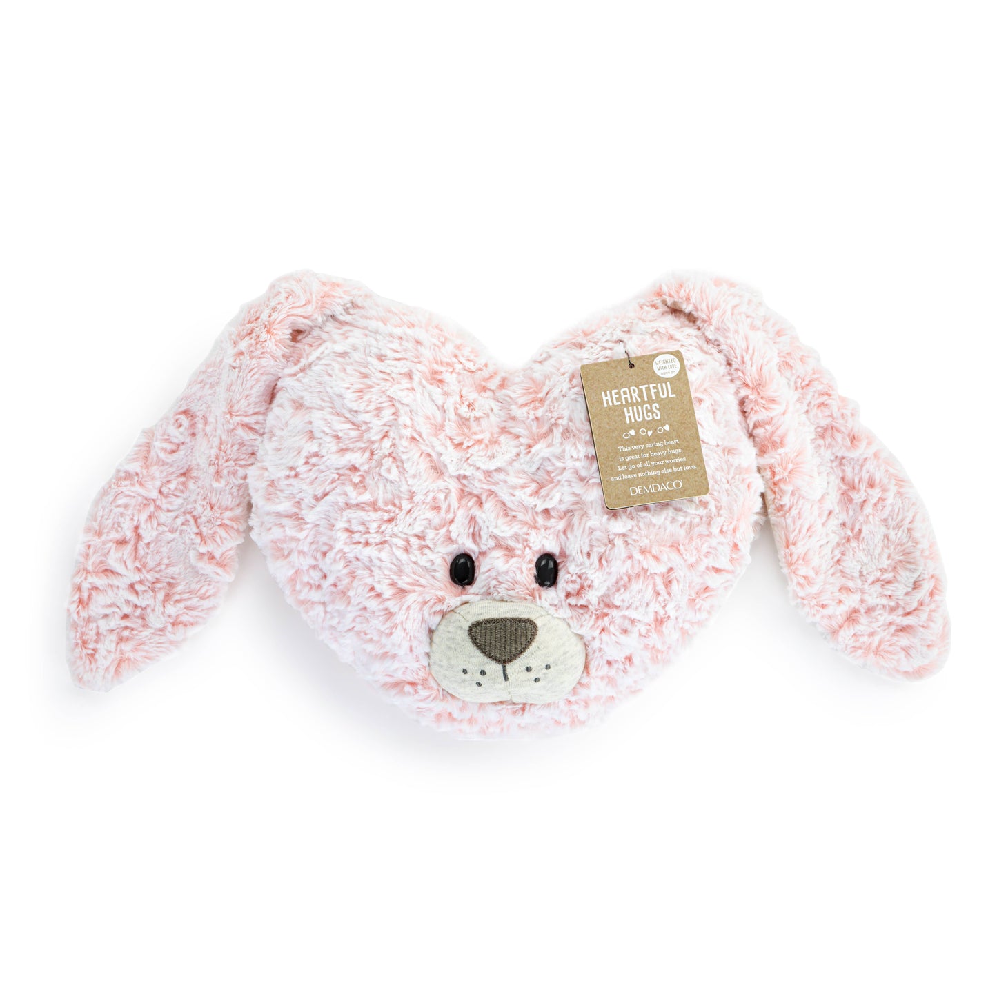 Heartful Hugs Bunny Weighted Heart - 10x8in