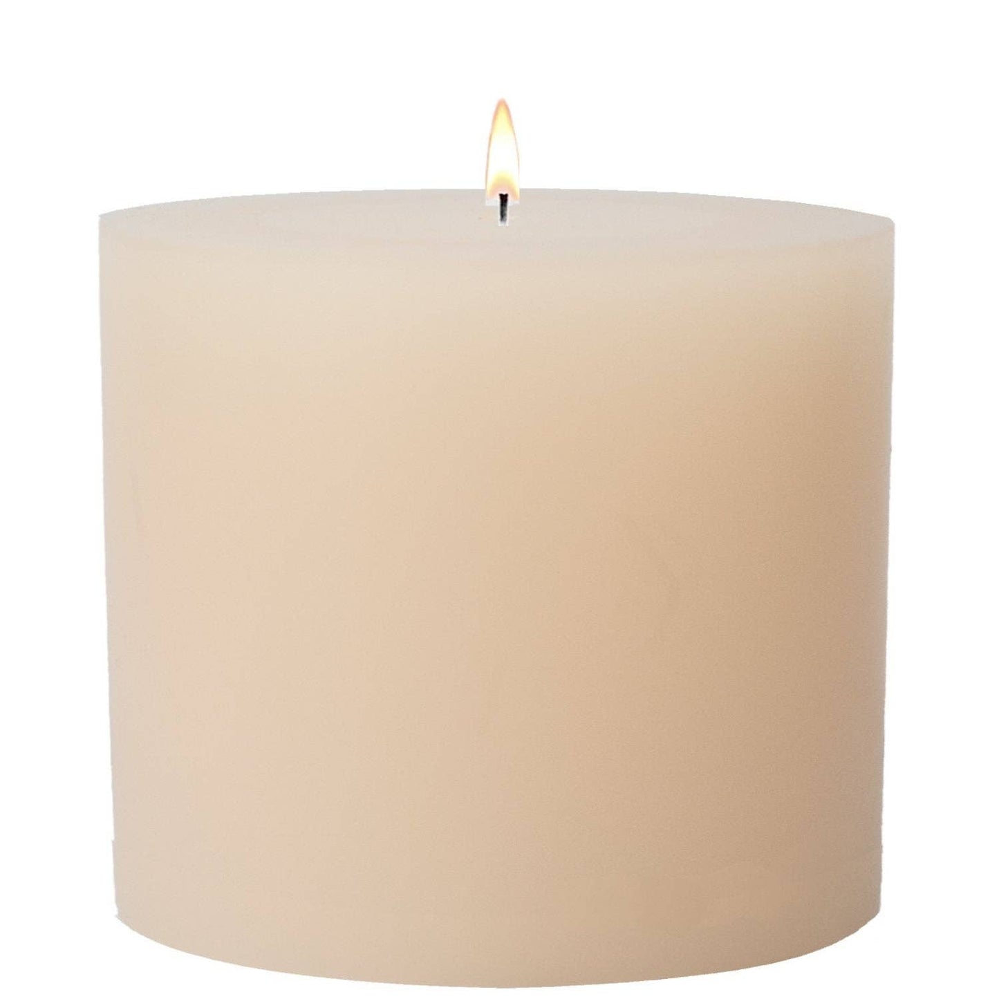 Ivory Pillar Candles: 6x6