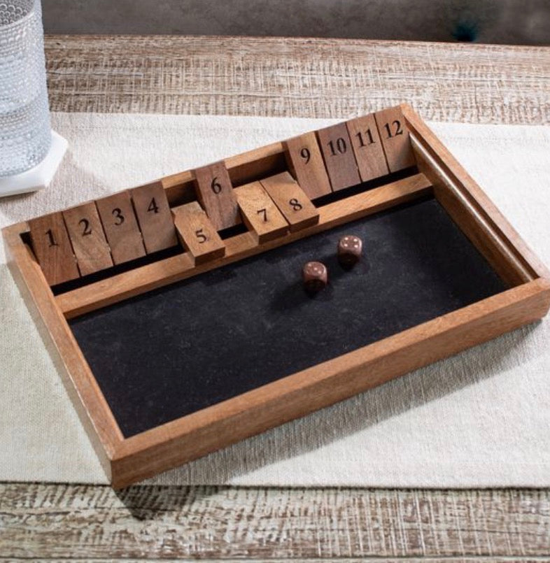 MANGO WOOD SHUT THE BOX GAME