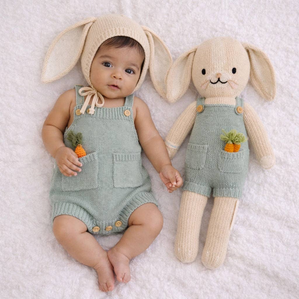 Henry Dusty Blue Romper: 6-12m
