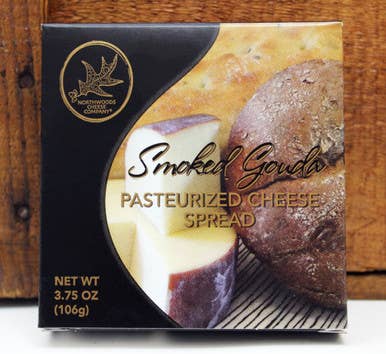 3.75oz Northwoods Cheese Smoked Gouda Cheese Spread Box