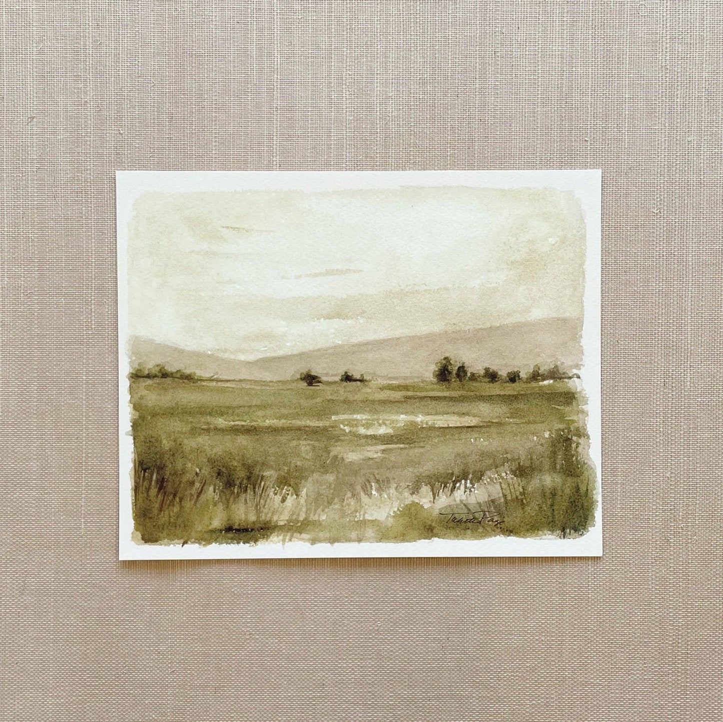 Take Me Home Vol. II - Watercolor Giclée Paper Print: 5 x 7"