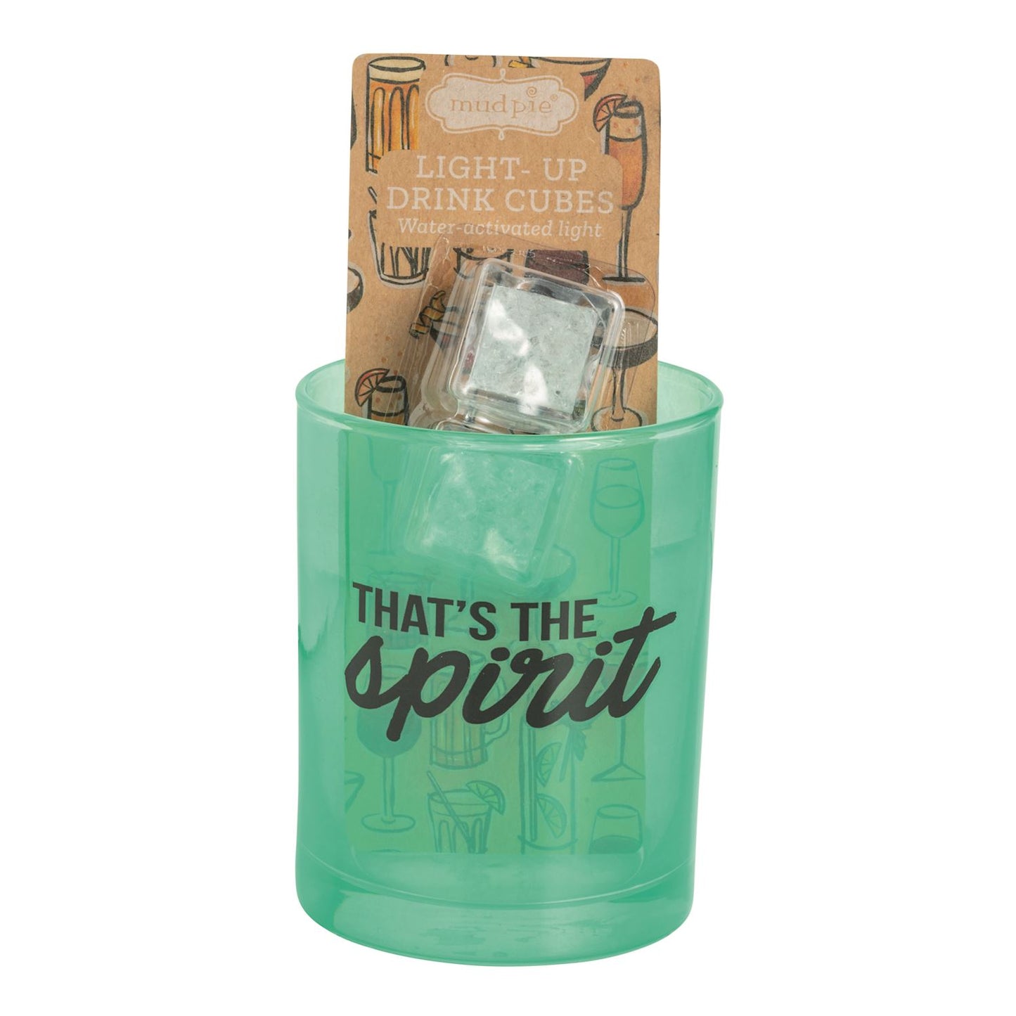 Spirit Double Old Fashion Glow Cube Set