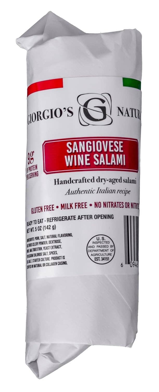Sangiovese Wine Salami  - All Natural