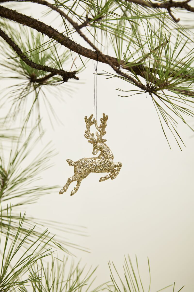 LEAPING DEER ORNAMENT