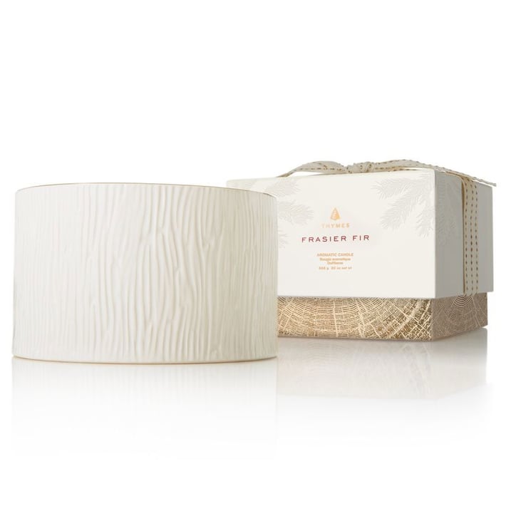 Frasier Fir Gilded Ceramic Poured Candle 3-wick