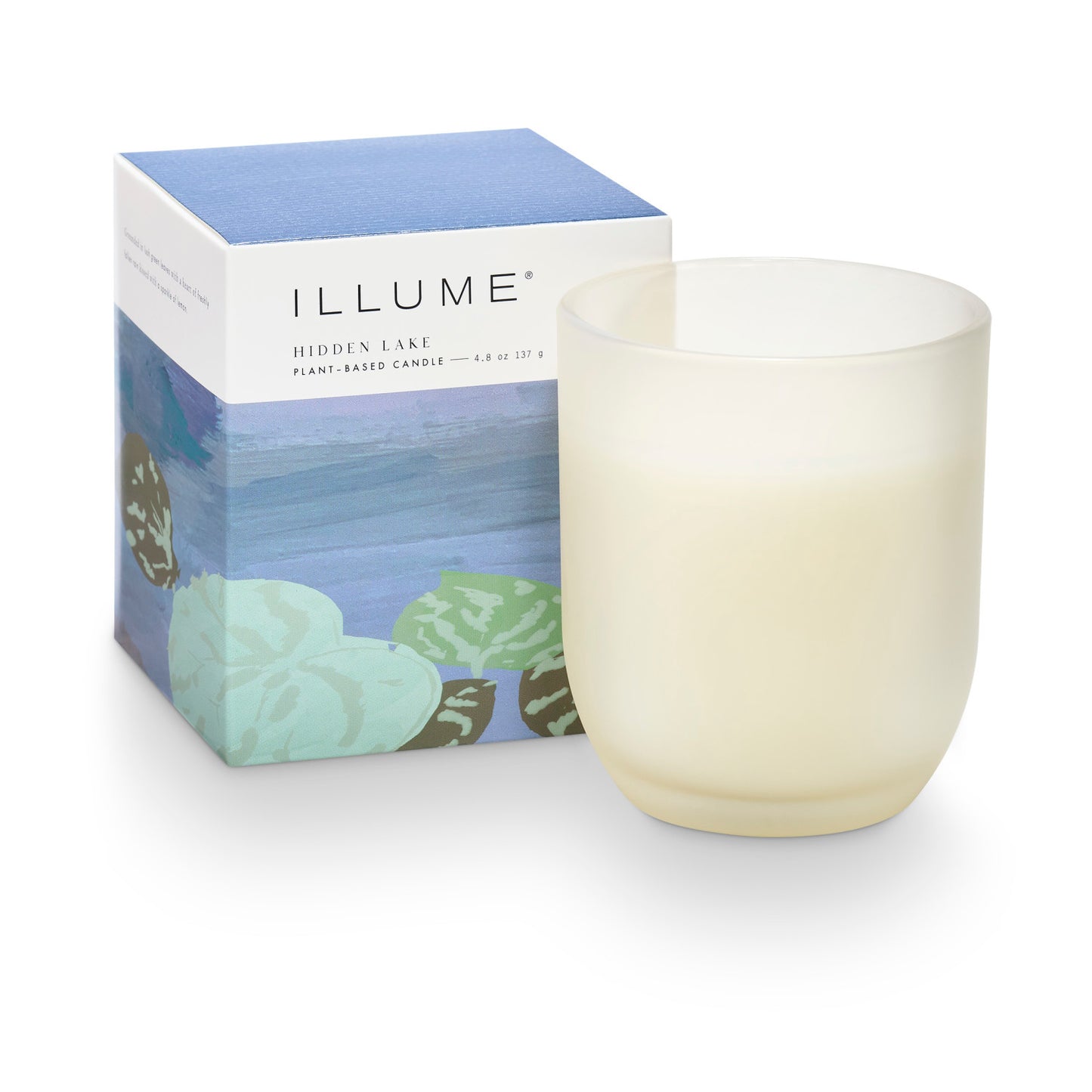 Hidden Lake Boxed Glass Candle