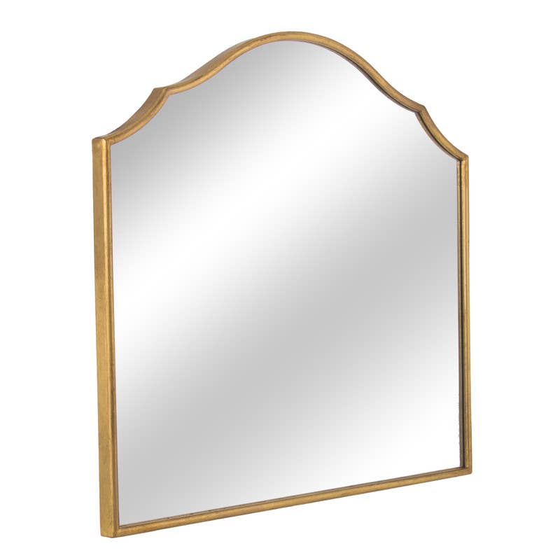 Lizette Wide Arch Metal Farmhouse Wall Mirror