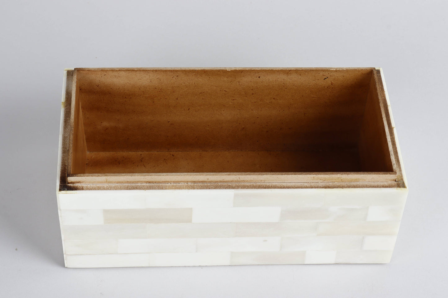 Decorative Box Bone Inlay White 10x5x5 Inch: White Bone Inlay