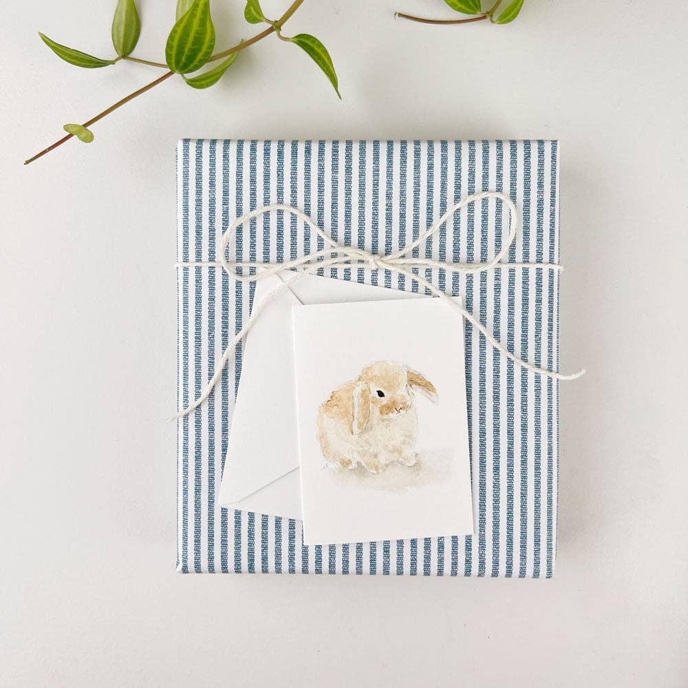 Bunny mini notecard